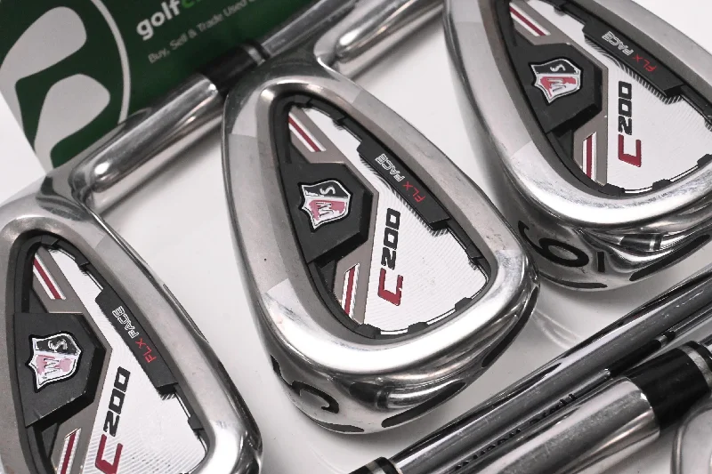 Soft Wear Wilson C200 Irons / 4-PW / Regular Flex KBS Tour 90 Shafts