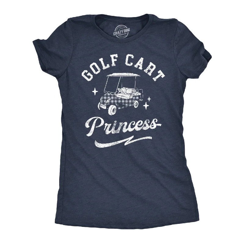 Double-sided Wear Golf Cart Princess Women's T Shirt