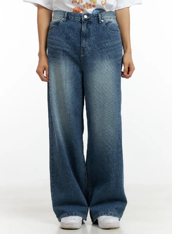 Effortless Wear Men's Wide Fit Baggy Jeans CL429