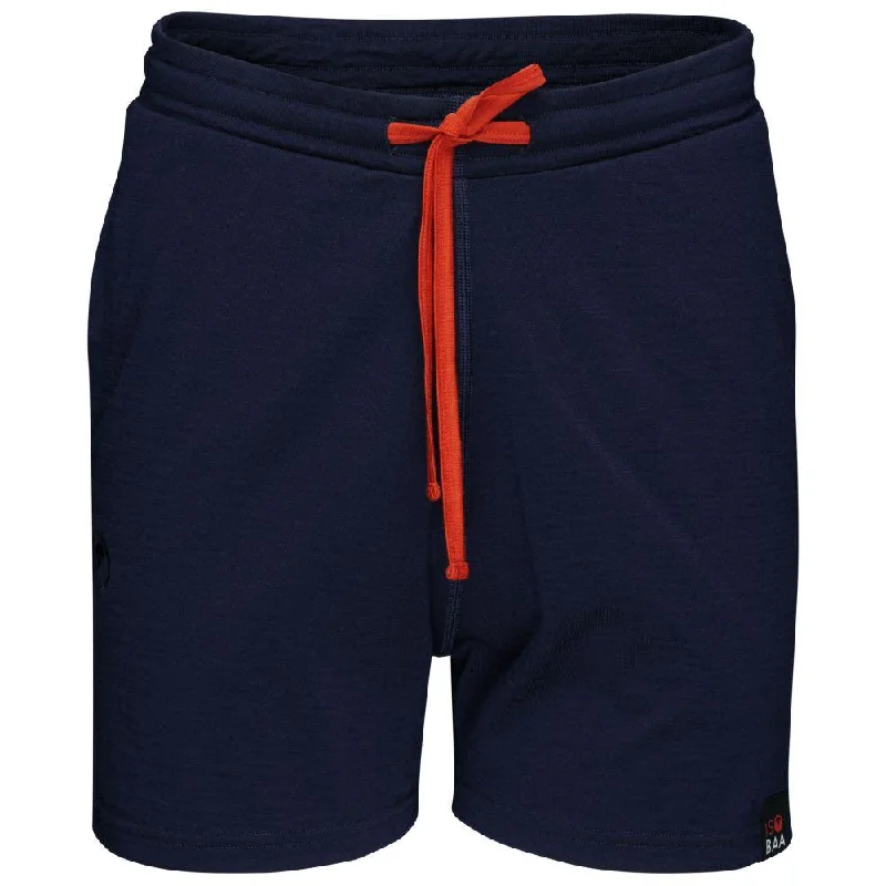 Floral Prints Womens Merino 200 Shorts (Navy)